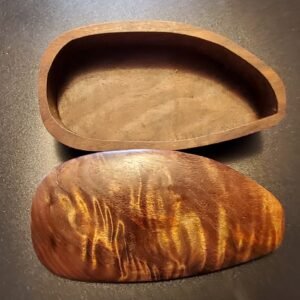 Curly walnut special jewelry piece box