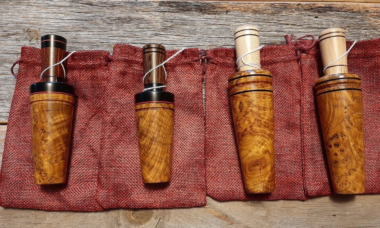 Wood Chittum Burl Duck Calls - Image 1